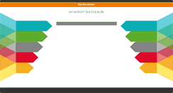 Desktop Screenshot of jerusalem-boutique.de
